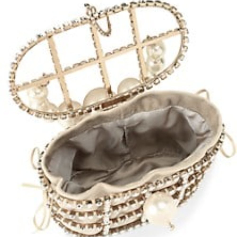 NWT ROSANTICA Crystal-Embellished bag - Picture 3 of 16